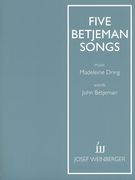 Five Betjeman Songs : For High Voice and Piano.