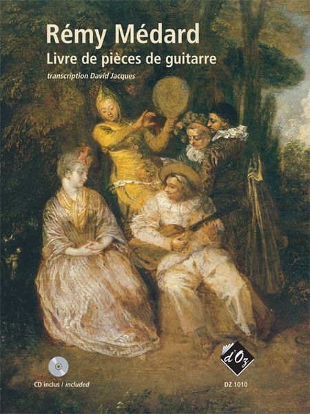Livre De Pieces De Guitarre / edited by David Jacques. Intermediaire.