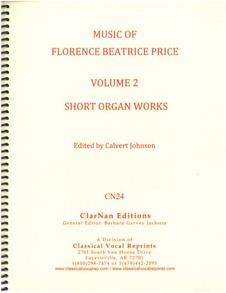 Short Organ Works / Ed. by Calvert Johnson.