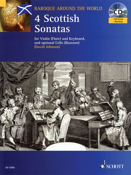 4 Scottish Sonatas : For Violin (Flute) and Keyboard, and Optional Cello (Bassoon).