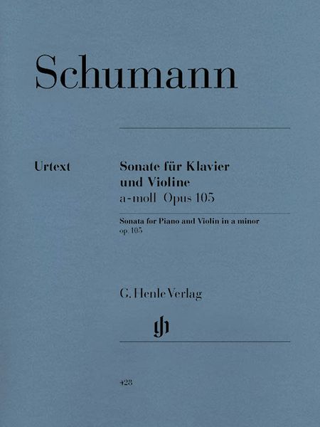 Sonate Für Violine Und Klavier A-Moll, Op. 105.