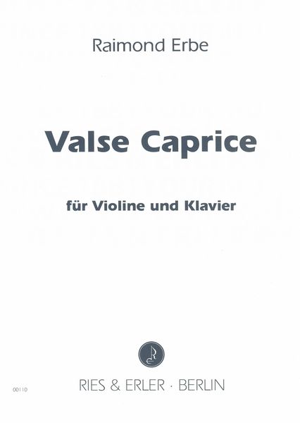 Valse Caprice : Für Violine Und Klavier.