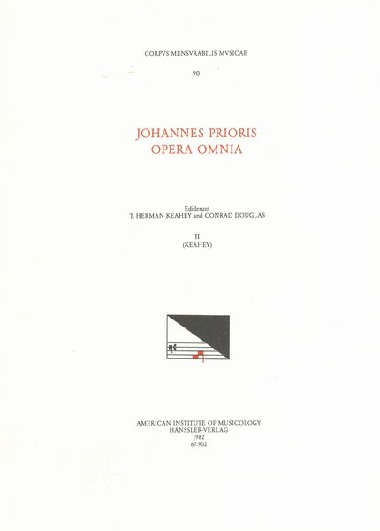 Opera Omnia, Vol. 2 : Requiem and 5 Magnificats / edited by T. Herman Keahey and Conrad Douglas.