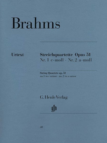 Streichquartette, Op. 51 / edited by Salome Reiser.