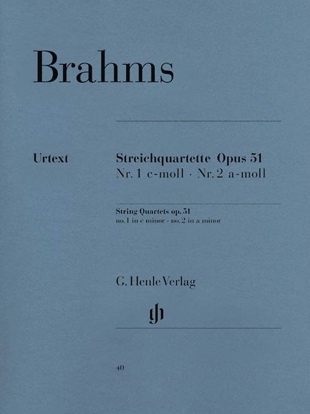Streichquartette, Op. 51 / edited by Salome Reiser.