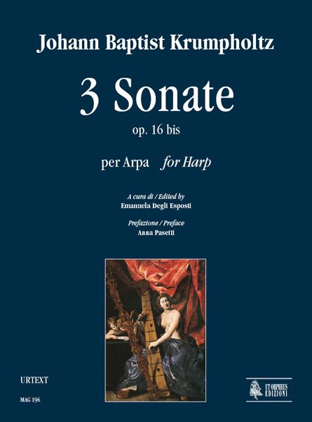 3 Sonate, Op. 16 Bis : Per Arpa / edited by Emanuela Degli Esposti.