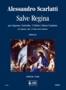 Salve Regina : Per Soprano, Contralto, 2 Violini E Basso Continuo / Ed. Maria Luisa Baldassari.