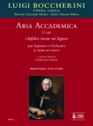 Aria Accademia, G 550 (Infelice Invan Mi Lagno) : Per Soprano E Orchestra / ed. Christian Speck.