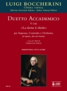 Duetto Accademico, G 559 (La Destra Ti Chiedo) : Per Soprano, Contralto E Orchestra.