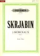 3 Morceaux, Op. 2 : Für Klavier / edited by Günter Philipp.