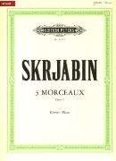 3 Morceaux, Op. 2 : Für Klavier / edited by Günter Philipp.