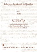 Sonata In Si Bemolle Maggiore : Per Due Mandolini E Basso Continuo / edited by Lino Totaro.