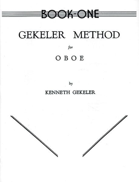Gekeler Method For Oboe, Vol. 1.