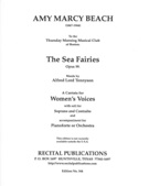 Sea Fairies, Op. 59 : A Cantata For Women's Voices, With Soli For Soprano & Contralto.