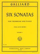 Six Sonatas, Vol. II : For Trombone and Piano.