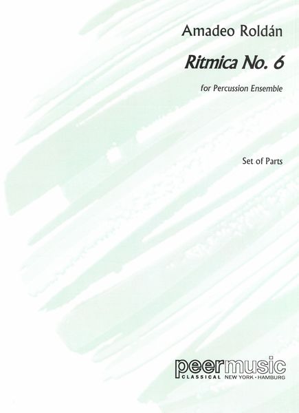 Ritmica No. 6 : For Percussion Ensemble.