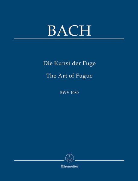 Art of The Fugue, BWV 1080 / edited by Hermann Diener.