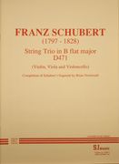 String Trio In B Flat Major, D471 / Completed by Brian Newboult.