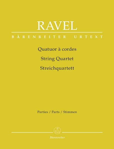 Quatuor à Cordes = String Quartet / edited by Juliette Appold.