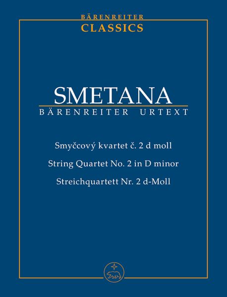 String Quartet No. 2 In D Minor / edited by Frantisek Bartos, Josef Plavec and Karel Solc.