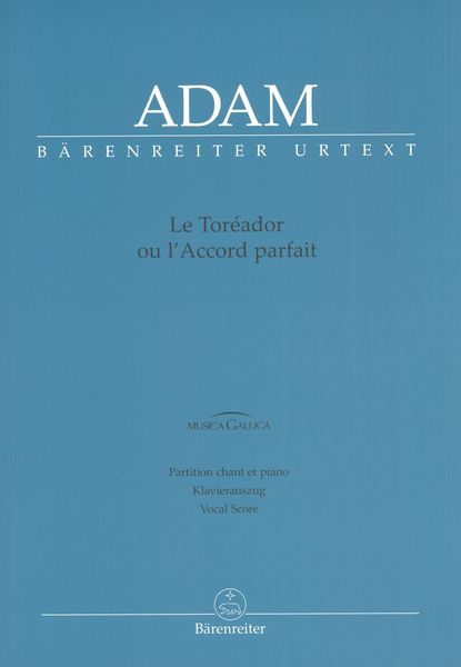 Toreador Ou l'Accord Parfait : Opera Bouffon En Deux Actes.