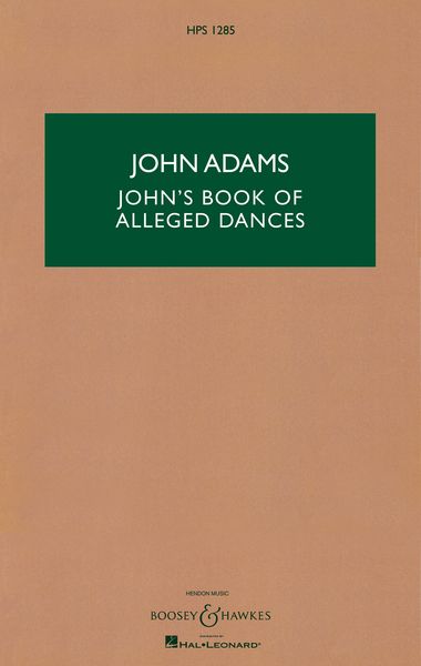 John's Book Of Alleged Dances : For String Quartet And Pre-Recorded Performance CD (1994).