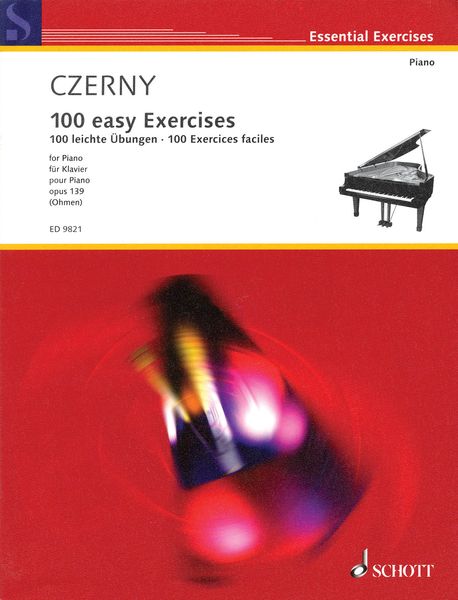 100 Easy Exercises, Op. 139 : For Piano / edited by Wilhelm Ohmen.