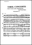 Tirol Concerto : For Piano And Orchestra.