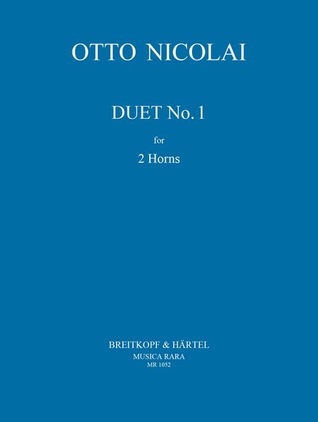 Duet No. 1 : For Two Horns / edited by Kurt Janetzky.