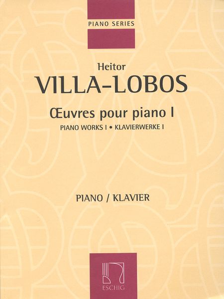 Oeuvres Pour Piano, Vol. 1.