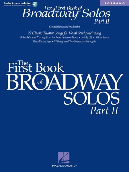 First Book of Broadway Solos, Part II : For Soprano.