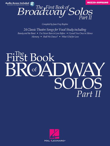 First Book of Broadway Solos, Part II : For Mezzo-Soprano.