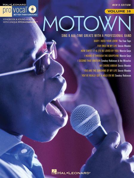 Motown : Sing 8 All-Time Greats With A Professional Band - Men's Edition.