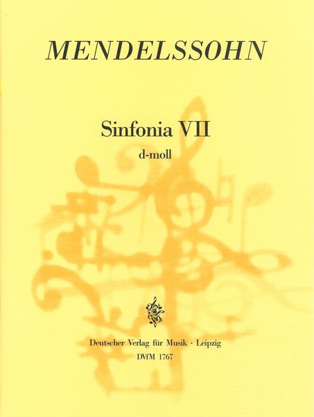 Sinfonia VII In D Minor / edited by Hellmuth Christian Wolff.