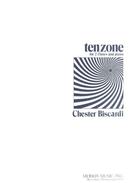 Tenzone : For Two Flutes and Piano.
