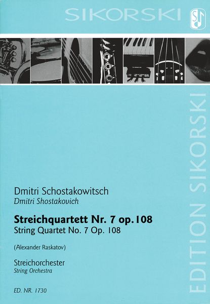 String Quartet No. 7, Op. 108 : For String Orchestra / arranged by Alexander Raskatov.