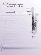 Quartett In B-Dur : For Saxophone Quartet (SATB) / arranged by Christoph Enzel.