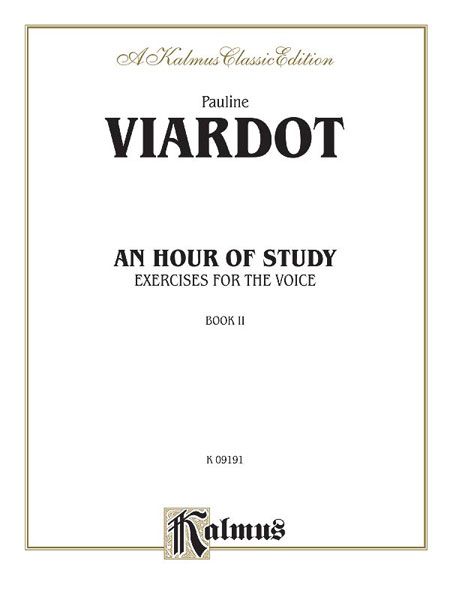 Hour of Study : Exercises For The Voice Book II.
