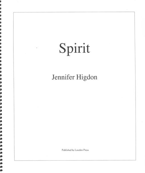 Spirit : For Brass and Percussion.