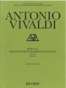 Sonata : For 2 Oboes and Continuo In G Minor, F. XV No. 8, RV 81.