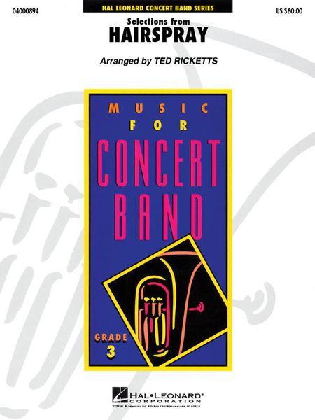 Selections From Hairspray Series : Young Band (Concert Band - Score Only.