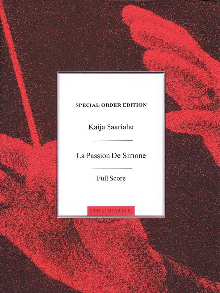 Passion De Simone : For Soprano Solo, Chorus and Orchestra.