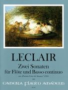 Zwei Sonaten : Für Flöte Und Basso Continuo, Aus Premier Livre De Sonates (1723).