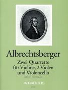 Zwei Quartette, Op. 20 Nr. 3 Und 4 : Für Violine, 2 Violen Und Violoncello / Ed. Bernhard Päuler.