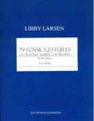 79 Fossil Gestures (of Antonio Alberto De Biedma) : For Two Pianos [Download].