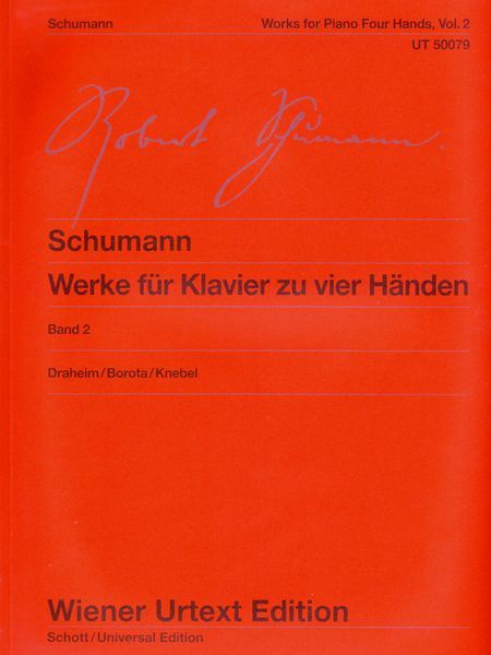 Werke Für Klavier Zu Vier Händen, Band 2 / edited by Joachim Draheim.