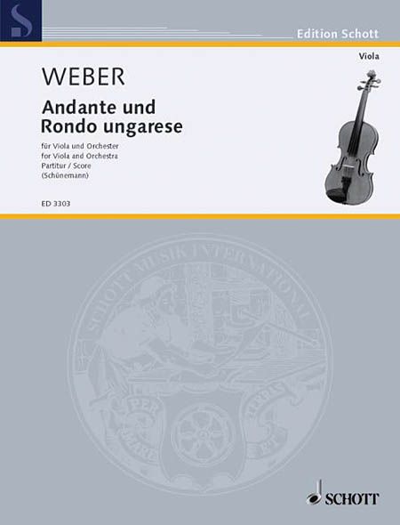 Andate und Rondo Ungarese, Op. 35 : For Viola and Orchestra.