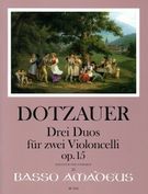 Drei Duos, Op. 15 : Für Zwei Violoncelli / Edited By Yvonne Morgan.