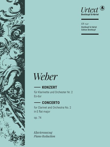 Concerto No. 2 In E Flat Major, Op. 74 : For Clarinet and Orchestra - Piano reduction.