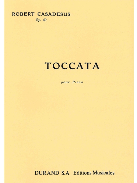 Toccata : For Piano, Op. 40.